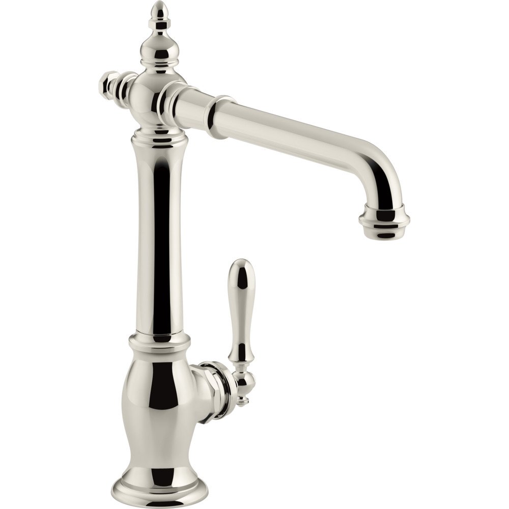 Kohler K-99266-SN Artifacts Single-Hole Kitchen Sink Faucet with